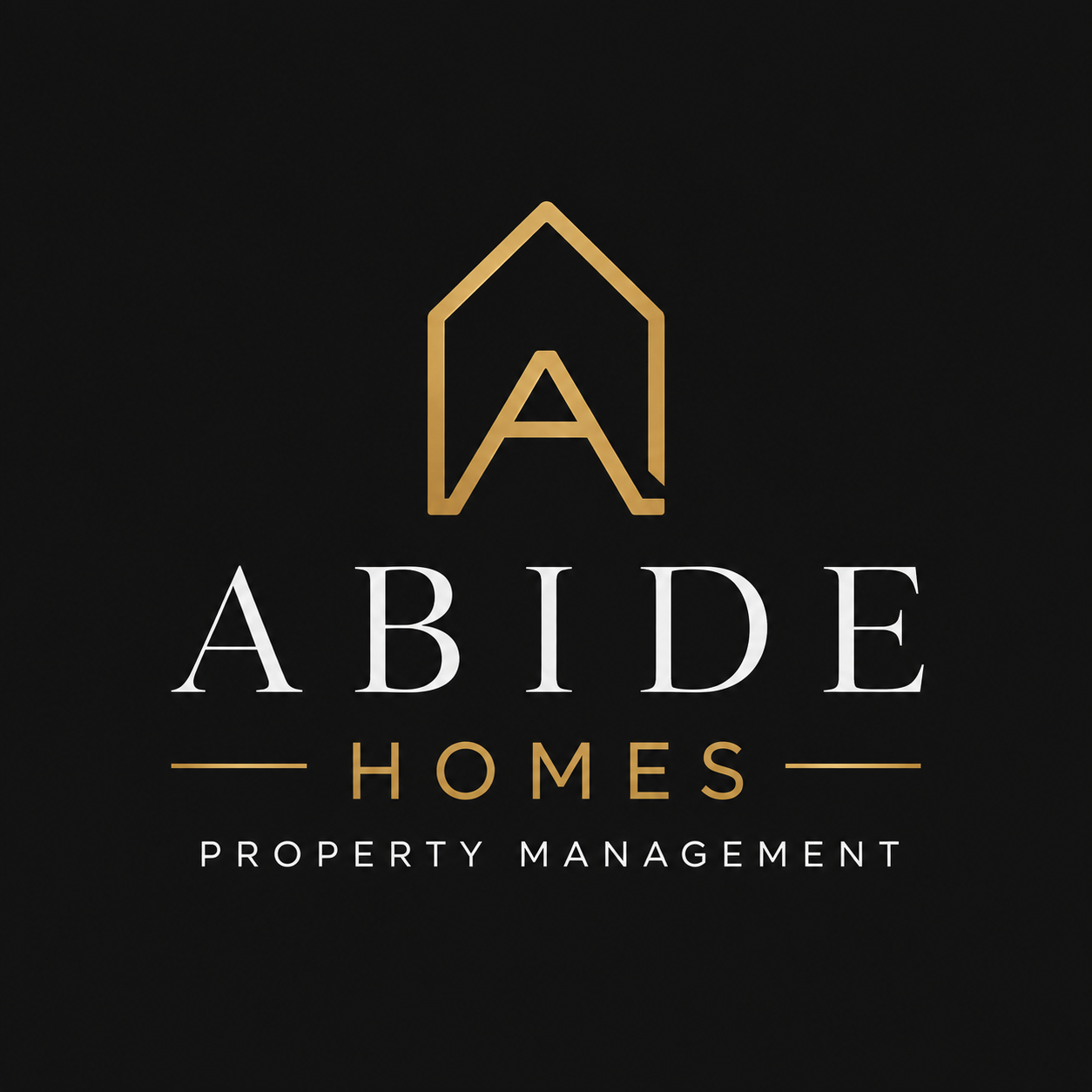 Abide Homes Property Management — full logo